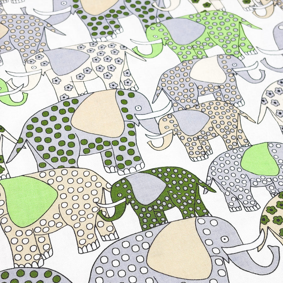 Appx 1 yd Each - Elephant Fabrics (1)