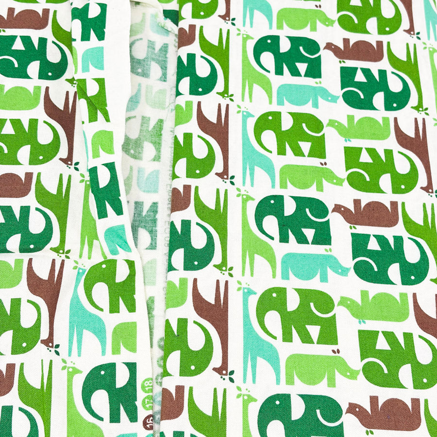 Appx 1 yd Each - Elephant Fabrics (1)