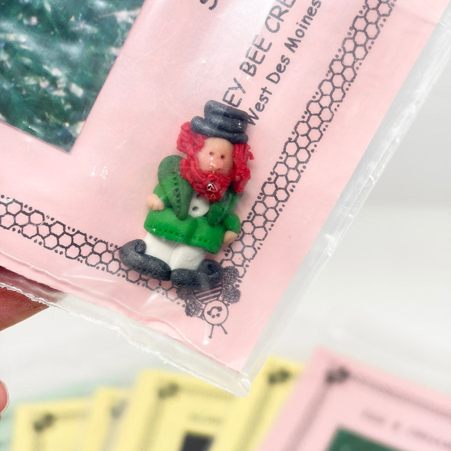 Honey Bee Products Cross Stitch Ornament Patterns with Charm