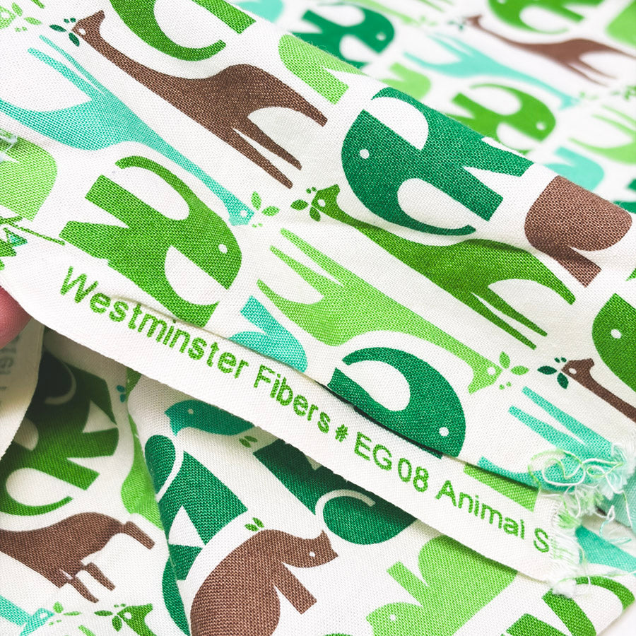 Appx 1 yd Each - Elephant Fabrics (1)