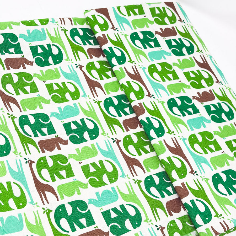 Appx 1 yd Each - Elephant Fabrics (1)