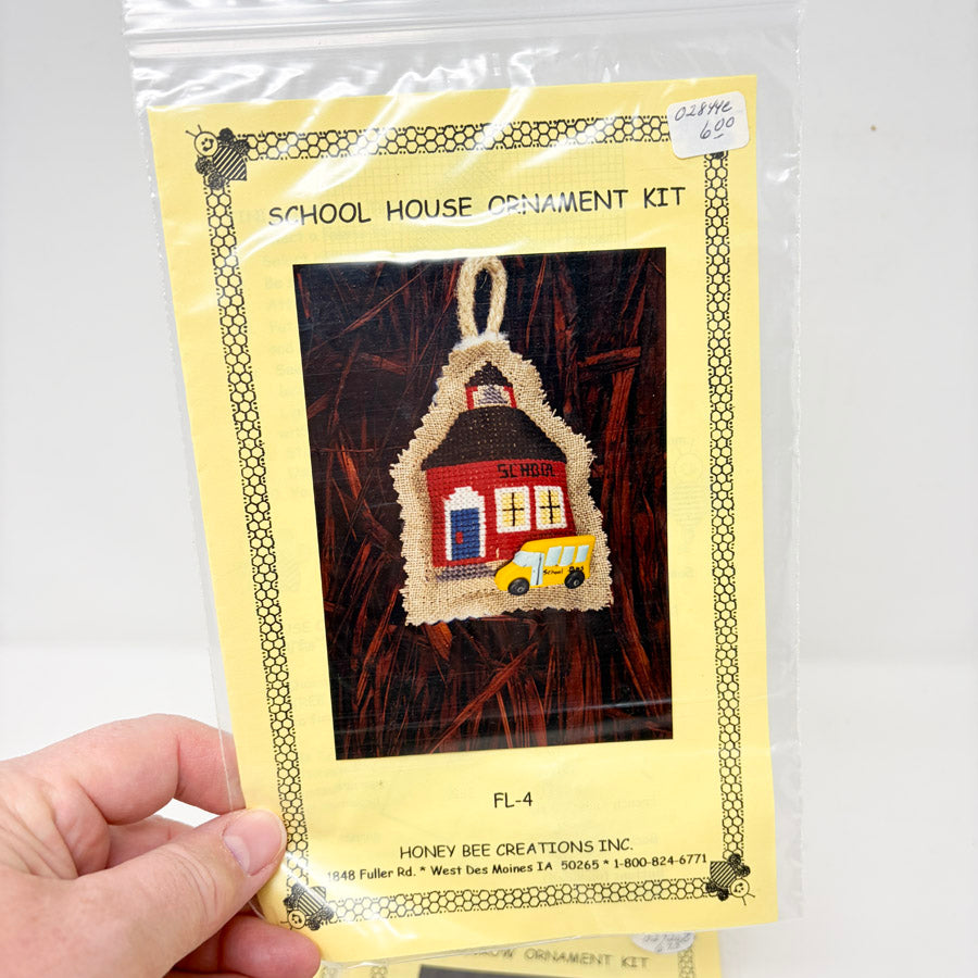 Honey Bee Products Cross Stitch Ornament Patterns with Charm