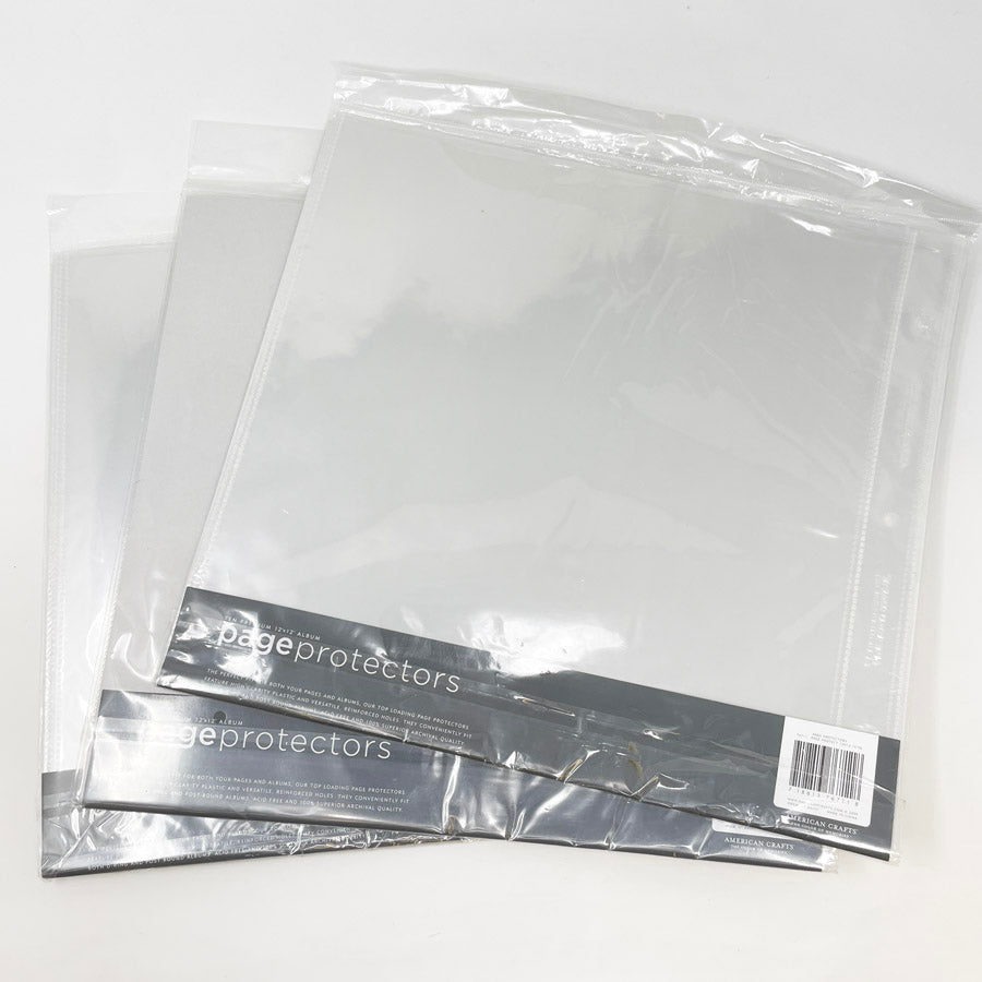 American Crafts 12 x 12 Page Protectors