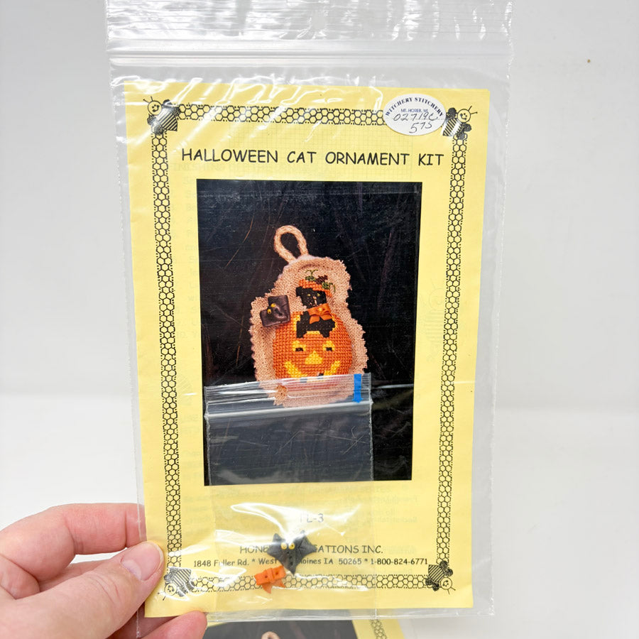 Honey Bee Products Cross Stitch Ornament Patterns with Charm