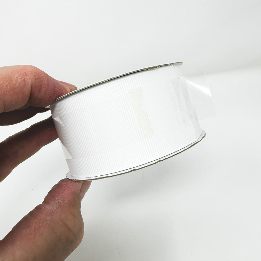 Gwen Studios White Grosgrain 1.5" Ribbon Roll