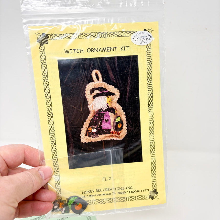 Honey Bee Products Cross Stitch Ornament Patterns with Charm