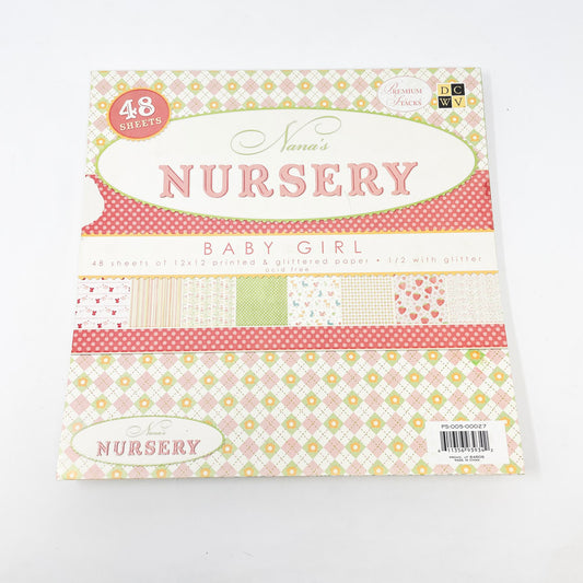 Nana's Nursery Baby Girl 12 x 12 Scrapbook Pad