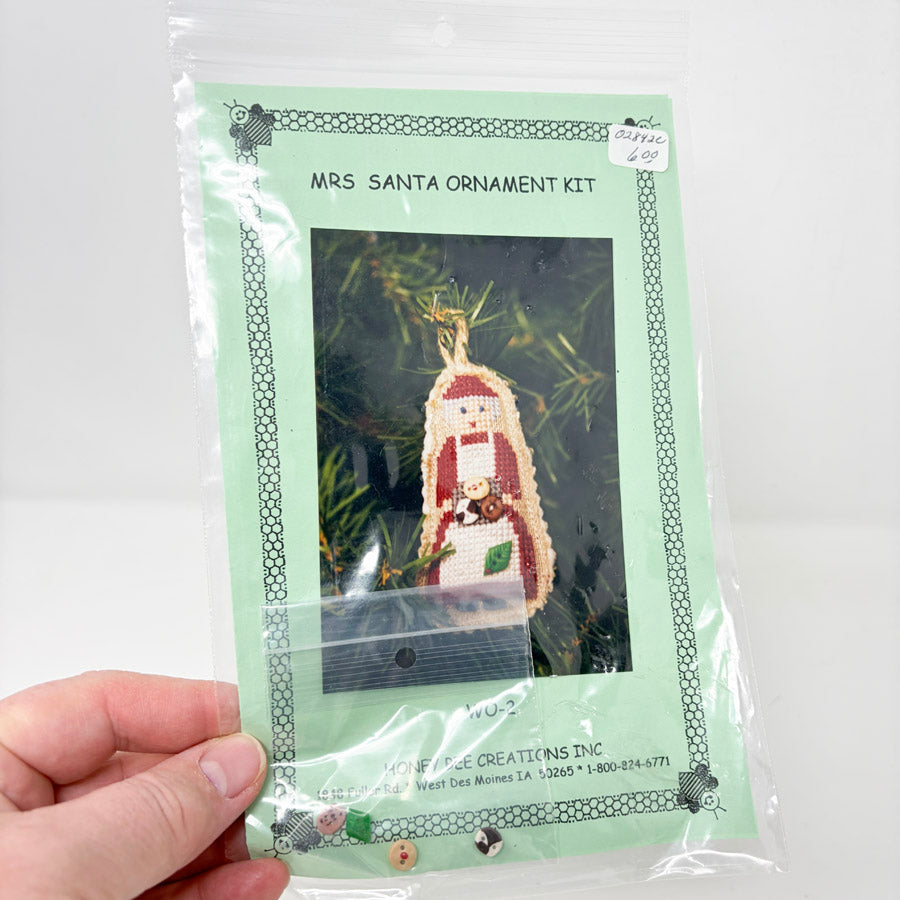 Honey Bee Products Cross Stitch Ornament Patterns with Charm