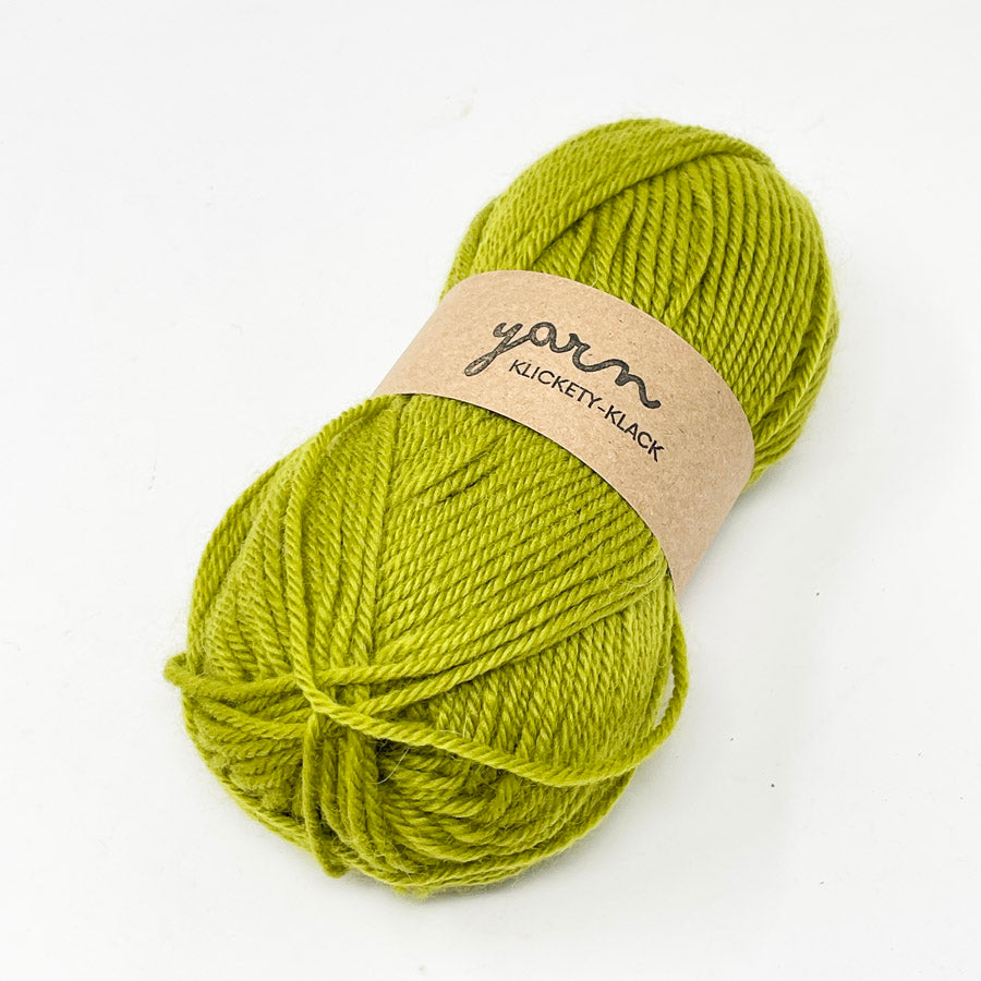 Mid-weight Satin Style Yarn - Green