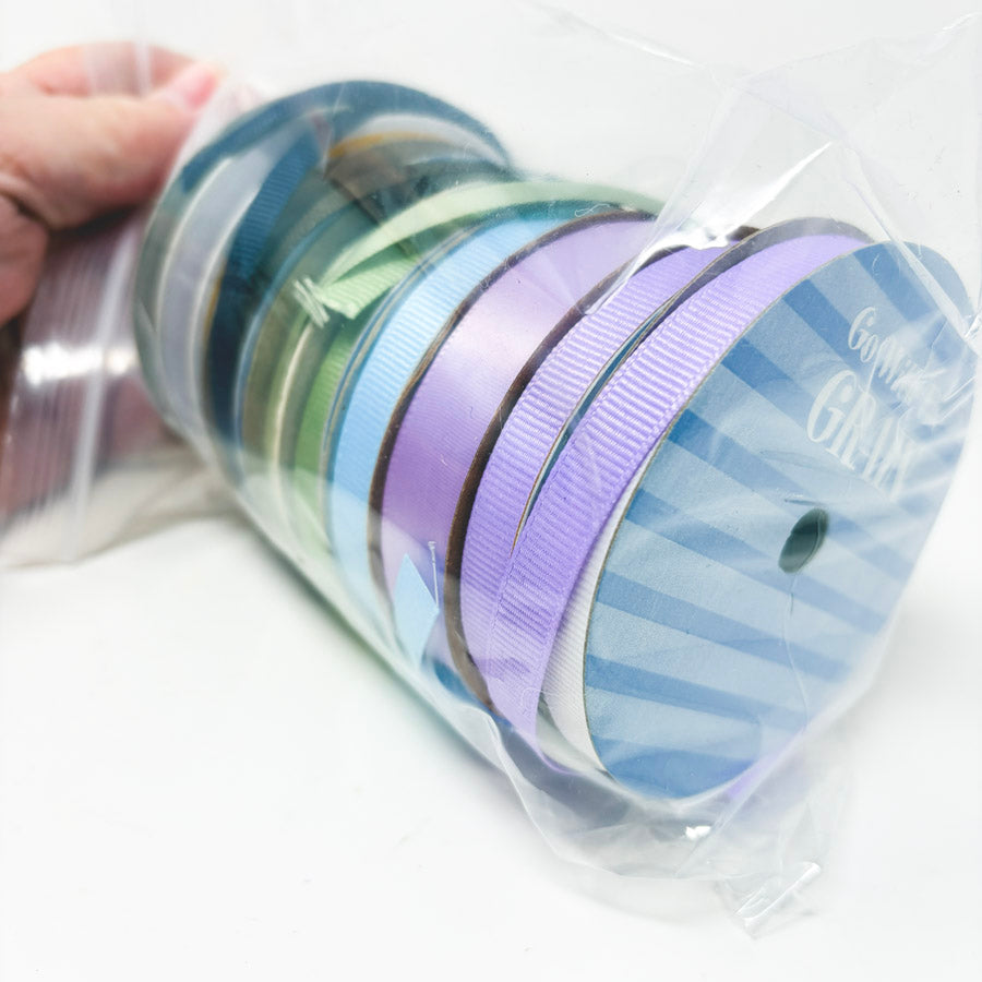 Purple-Blue-Green Ribbon Tower