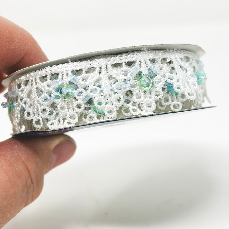 Wrights Lacey Sequin Trim