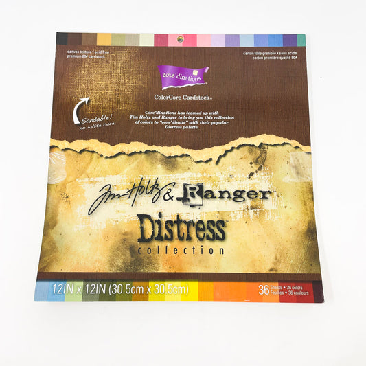 Tim Holtz & Ranger Distress Collection 12 x 12 Scrapbook Pad
