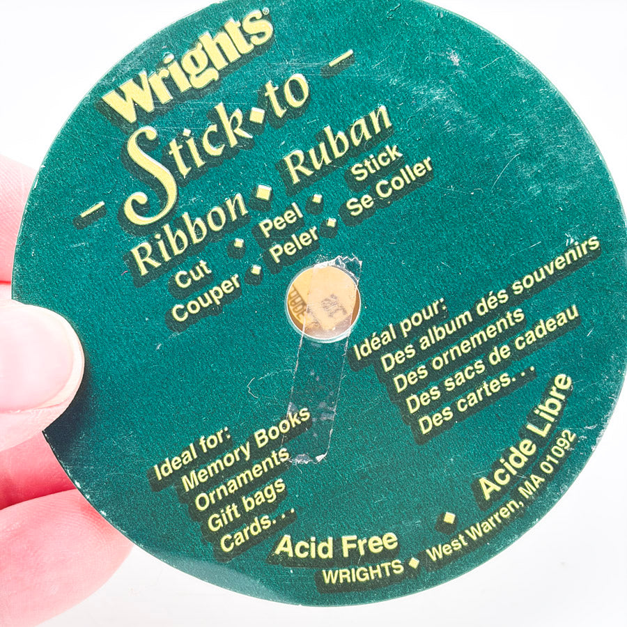 Wrights Stick-To Silver Ribbon