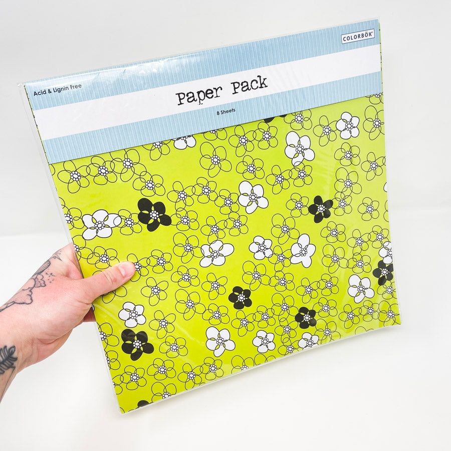 Colorbok Greens 12 x 12 Paper Pack