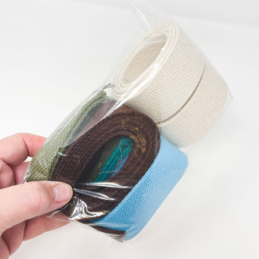 Cotton Strapping Bundle - Purple/Green/Blue