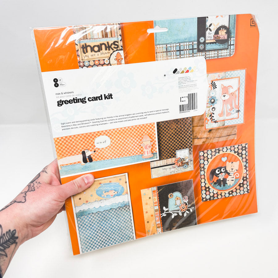Max & Whiskers Greeting Card Kit