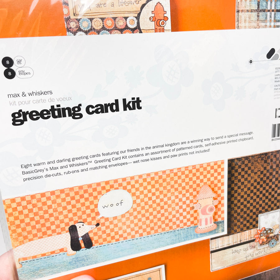 Max & Whiskers Greeting Card Kit