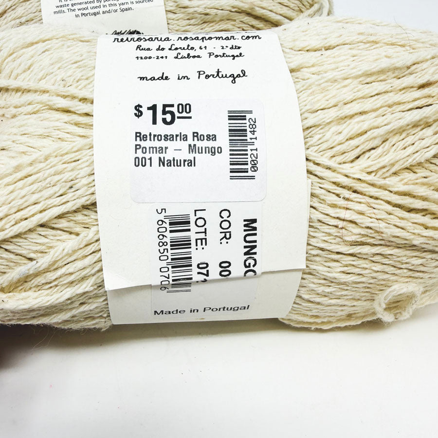 Retrosaria Rosa Pomar Yarn - Natural (1)