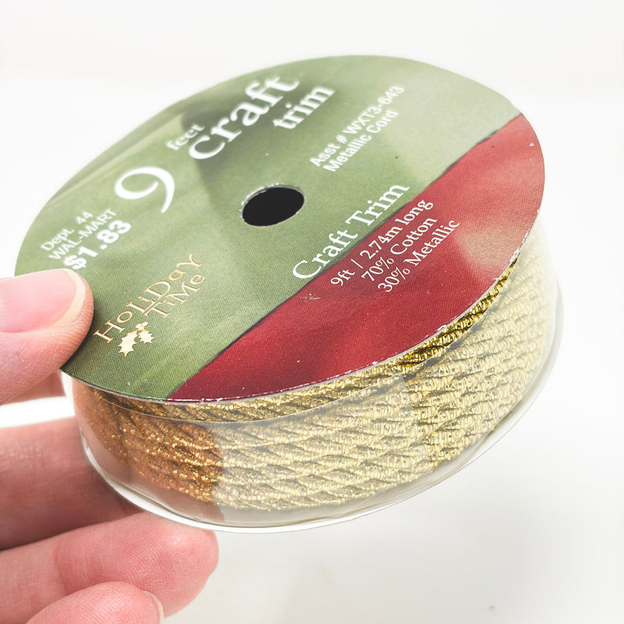 Gold Cord Trim Spool