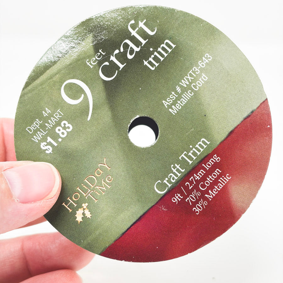 Gold Cord Trim Spool