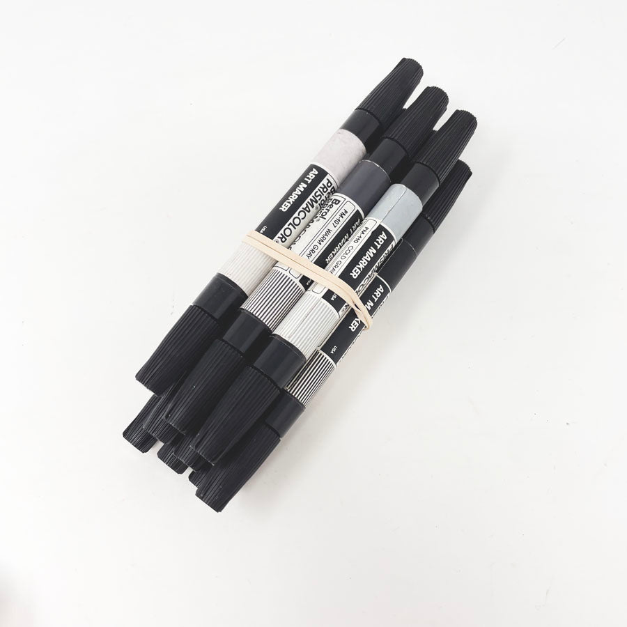 Berol Prismacolor Art Marker Bundle - Gray Tones