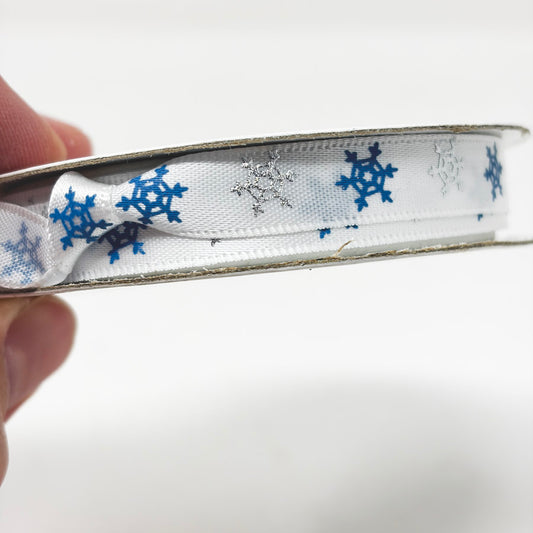 Holiday Cheer Snowflake Ribbon Spool