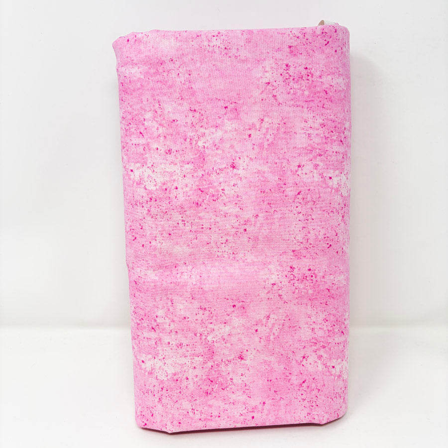 Appx 5 yd - Pink Distressed Pattern Cotton Fabric