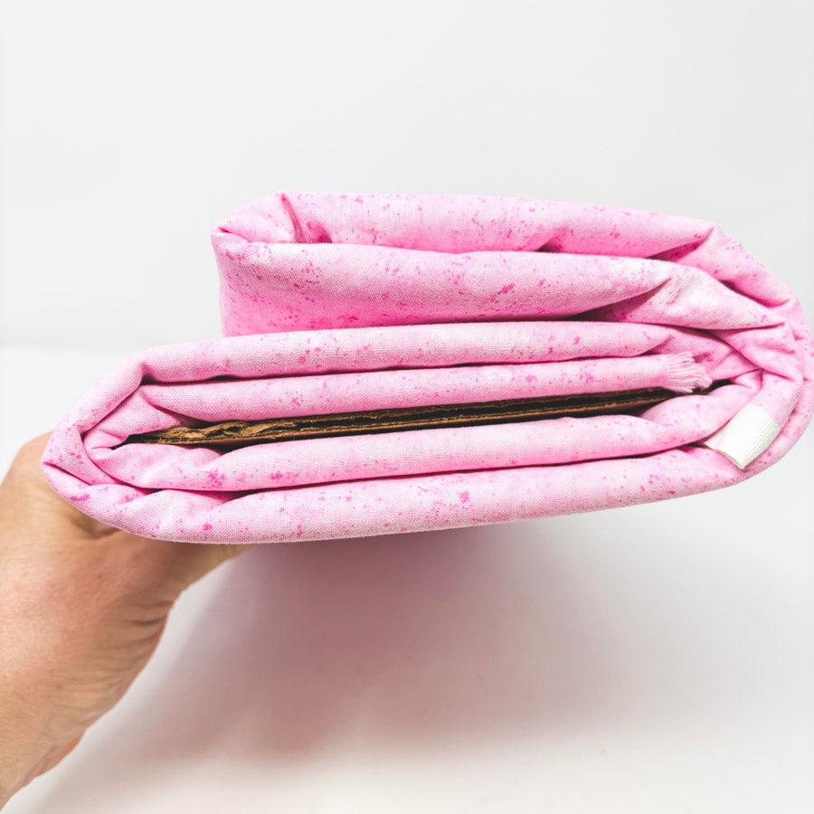 Appx 5 yd - Pink Distressed Pattern Cotton Fabric