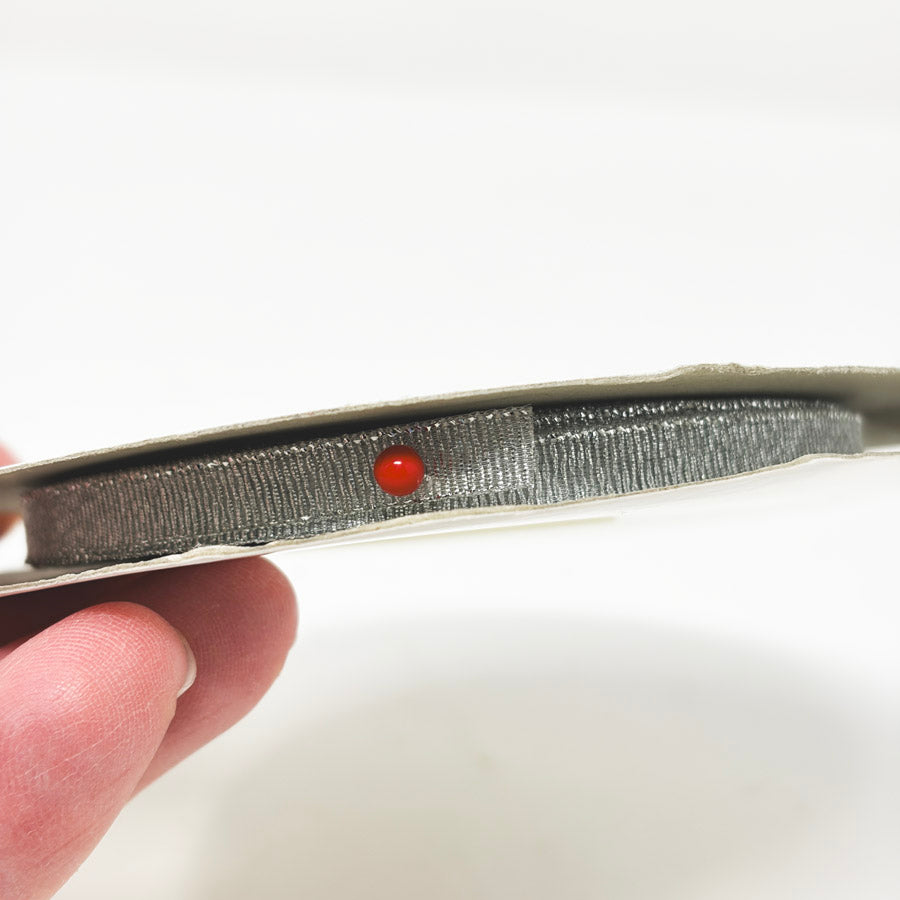 Thin Silver Ribbon Spool