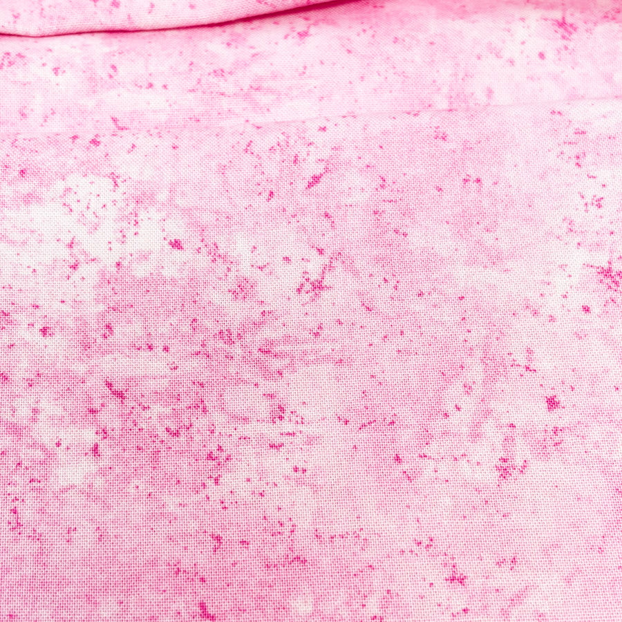Appx 5 yd - Pink Distressed Pattern Cotton Fabric