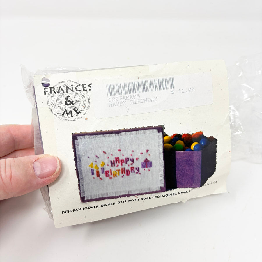Happy Birthday – Frances & Me Cross Stitch Box Kit