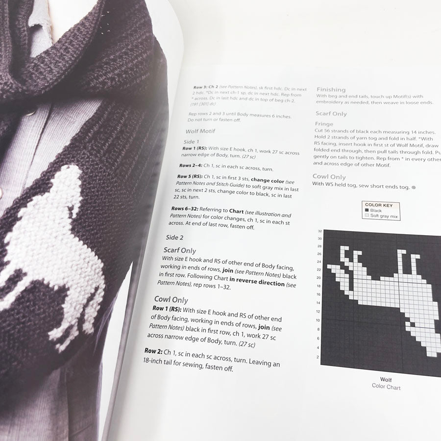 "Animal Scarves & Infinity Cowls" Crochet Booklet by Lisa McDonald