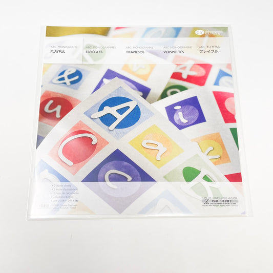 Creative Memories Playful Monograms Sticker Sheets