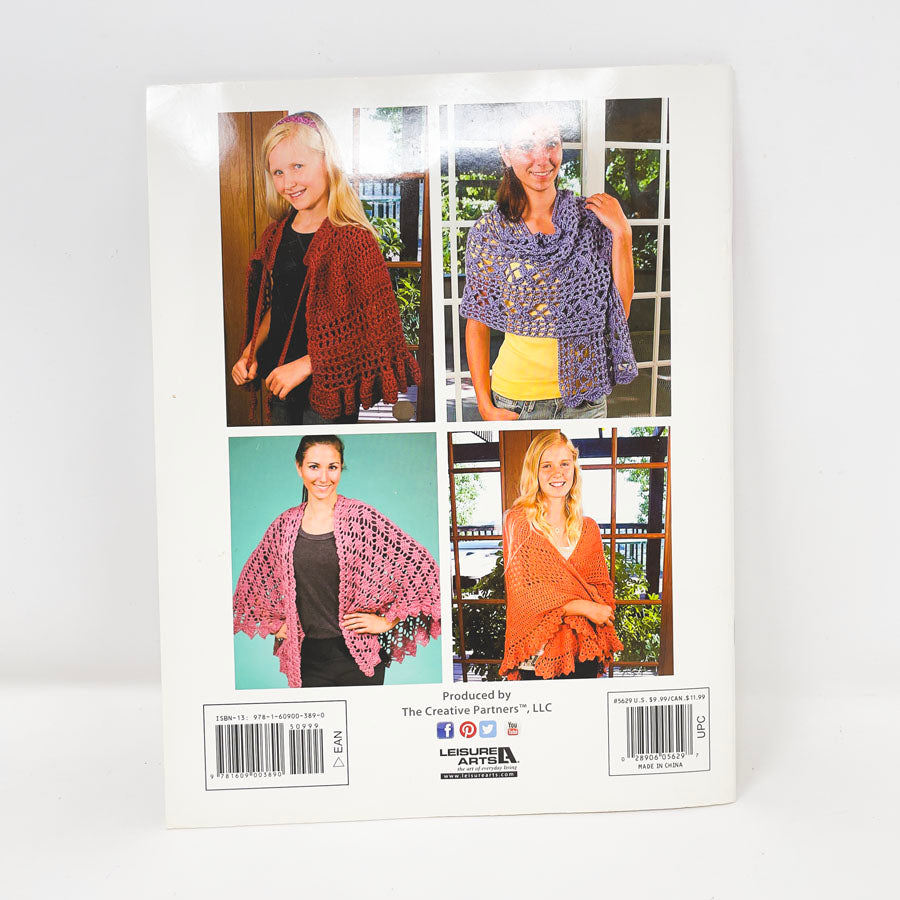 "Make in a Weekend Shawls" Crochet Booklet by Jean Leinhaiser and Rita Weiss