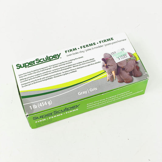 Super Sculpy Gray Clay Box - 1 Lb
