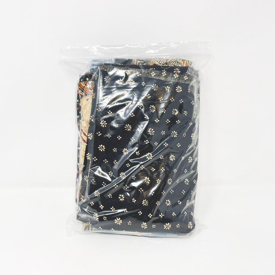 Blue to Black – Vintage Fabric Scrap Pack