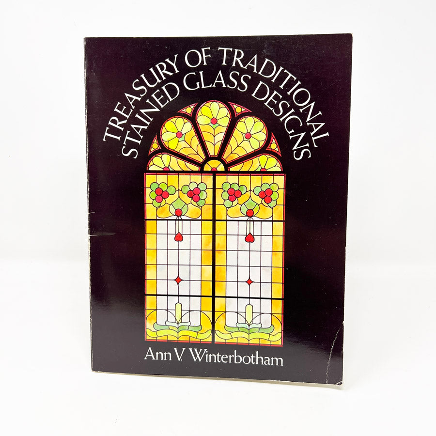 Treasury of Traditional Stained Glass Designs Book