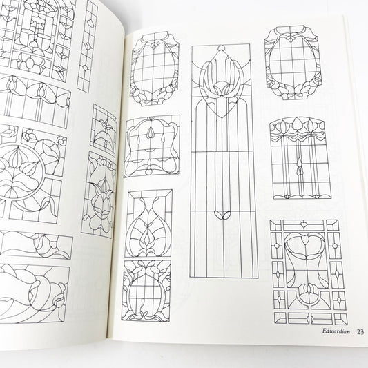 Treasury of Traditional Stained Glass Designs Book