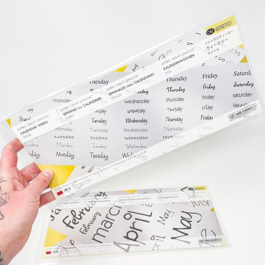 Creative Memories Calendar Titles