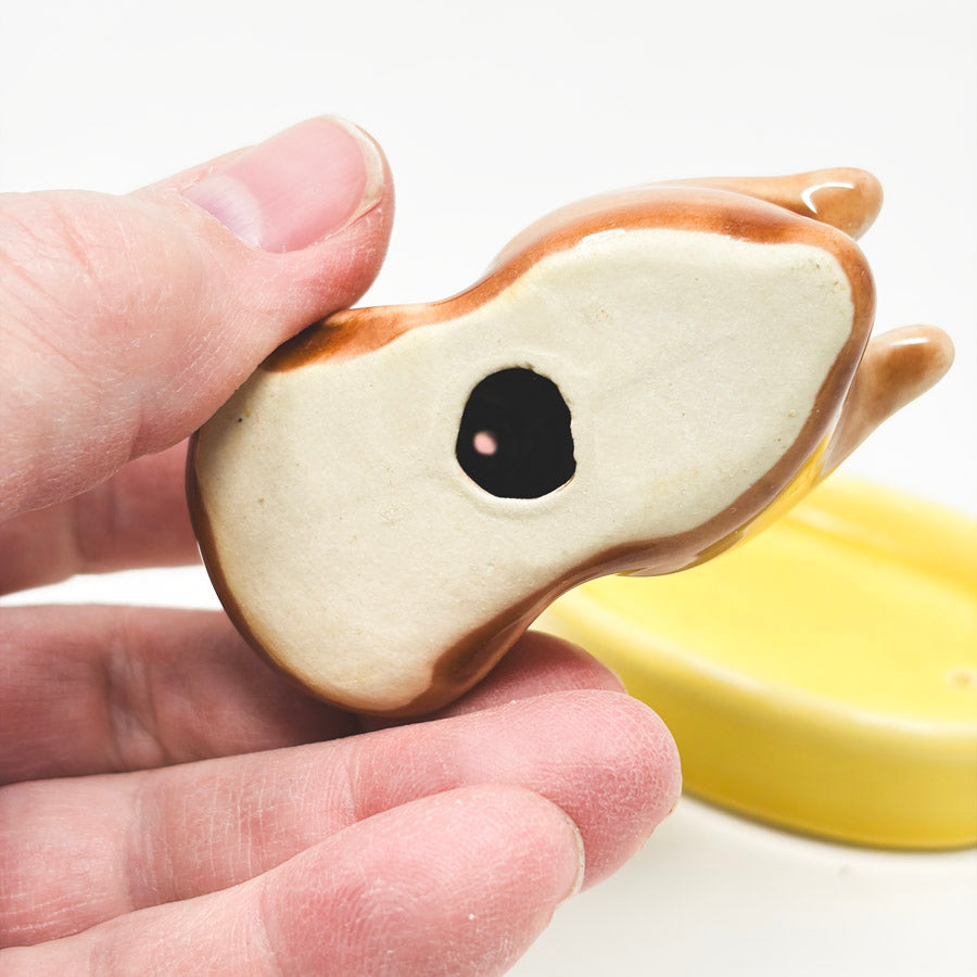 Vintage Roast Turkey on Dish Salt & Pepper Shaker Set