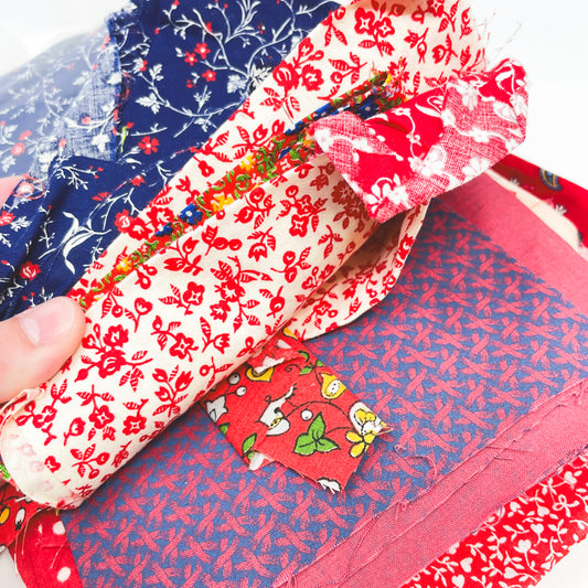 Jelly Filled Center – Vintage Fabric Scrap Pack