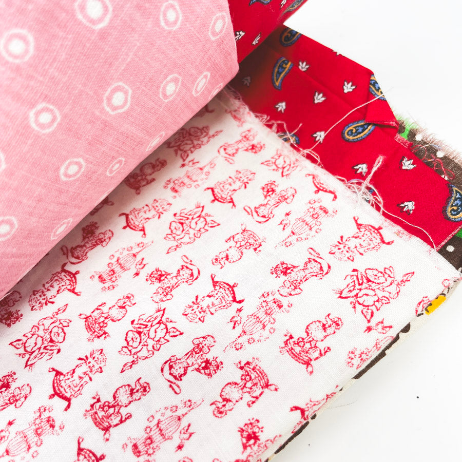 Jelly Filled Center – Vintage Fabric Scrap Pack
