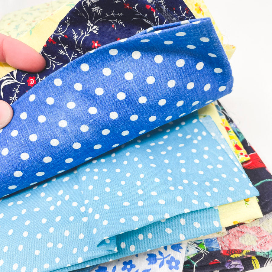 Pocket of Sunshine – Vintage Fabric Scrap Pack