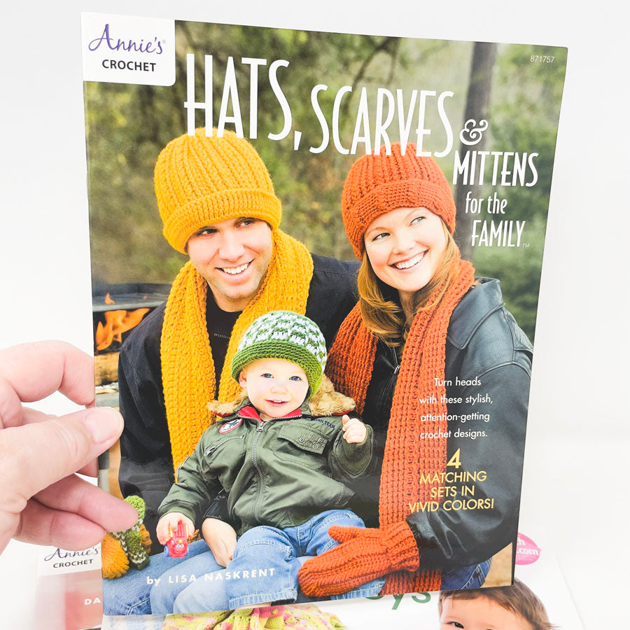 "Hats, Scarves & Mittens for the Family" Crochet Booklet by Annie's Crochet