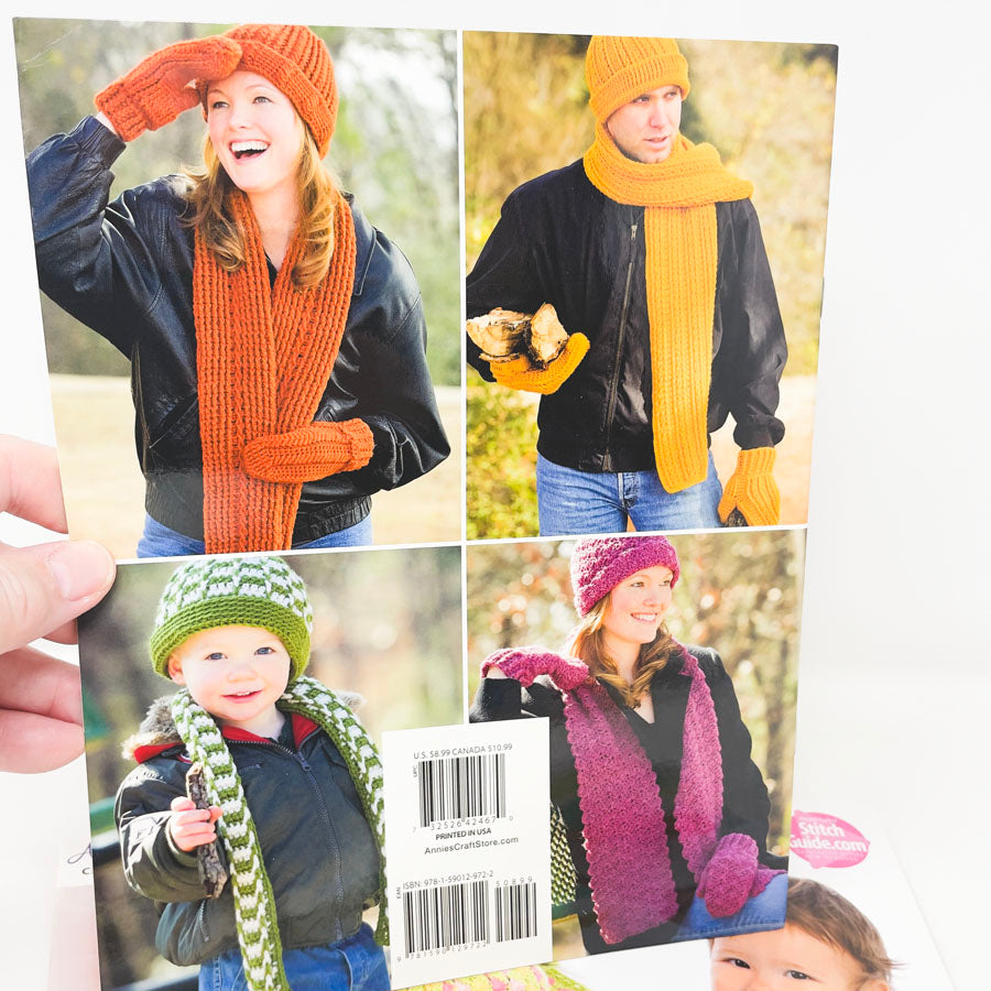 "Hats, Scarves & Mittens for the Family" Crochet Booklet by Annie's Crochet