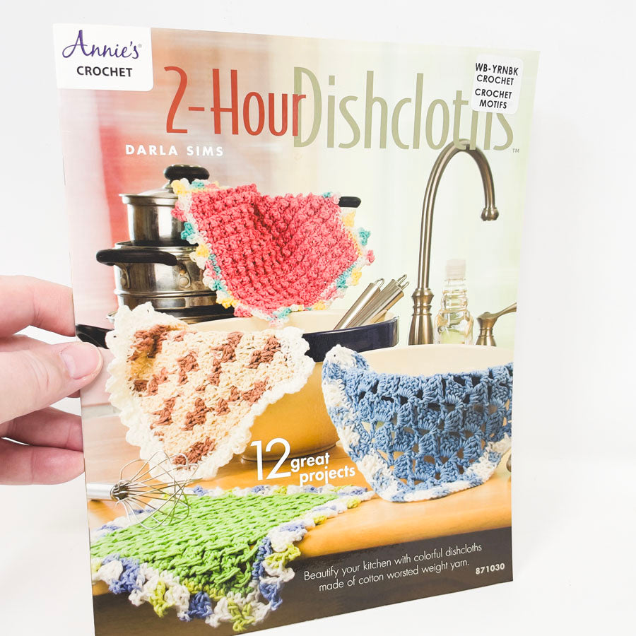 "2-Hour Dishcloths" Crochet Booklet by Darla Sims