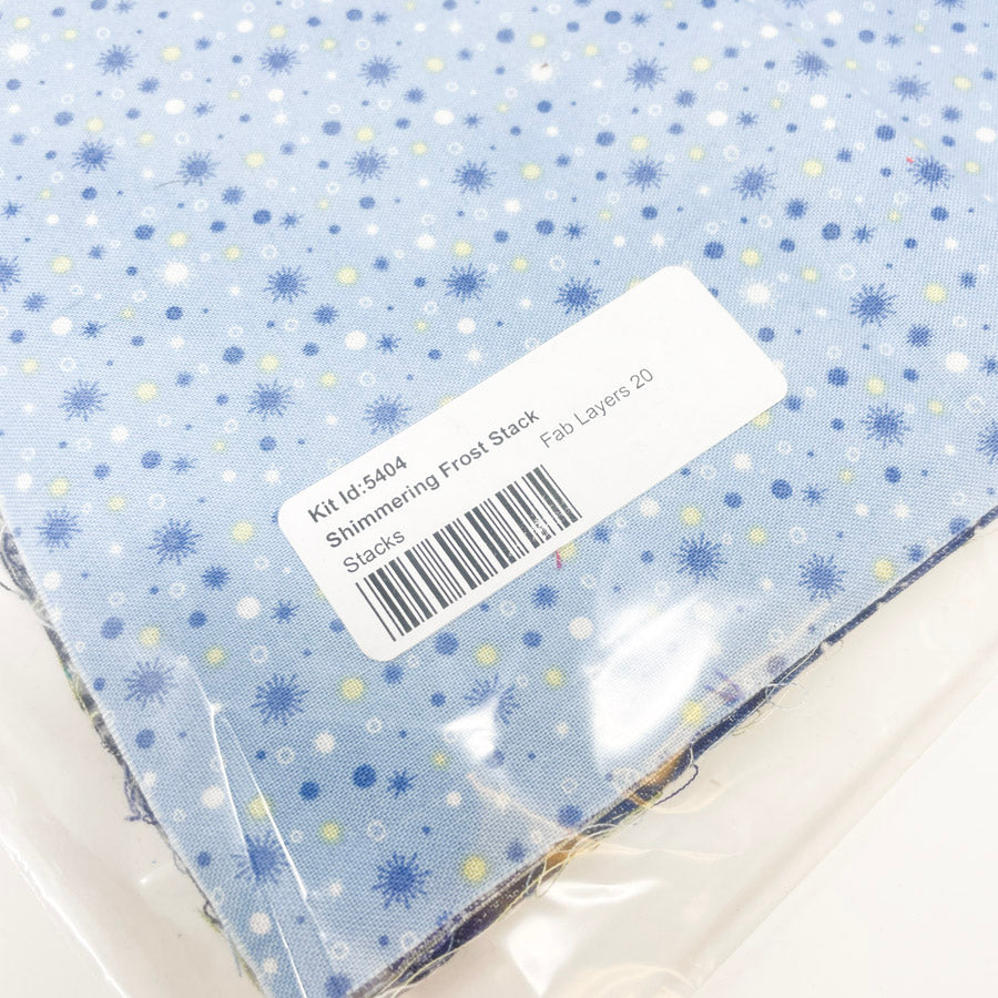Shimmering Frost Stack Fabric Squares