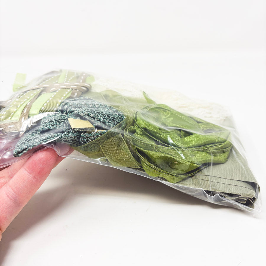 Sweet Greens Ribbon Remnants Bundle