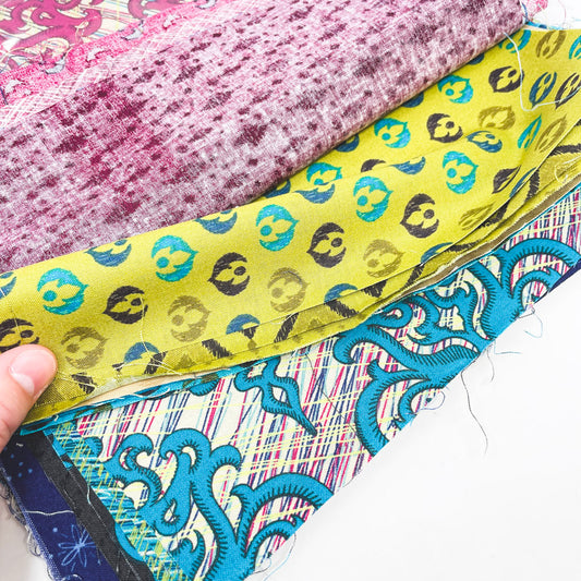Shimmering Frost Stack Fabric Squares