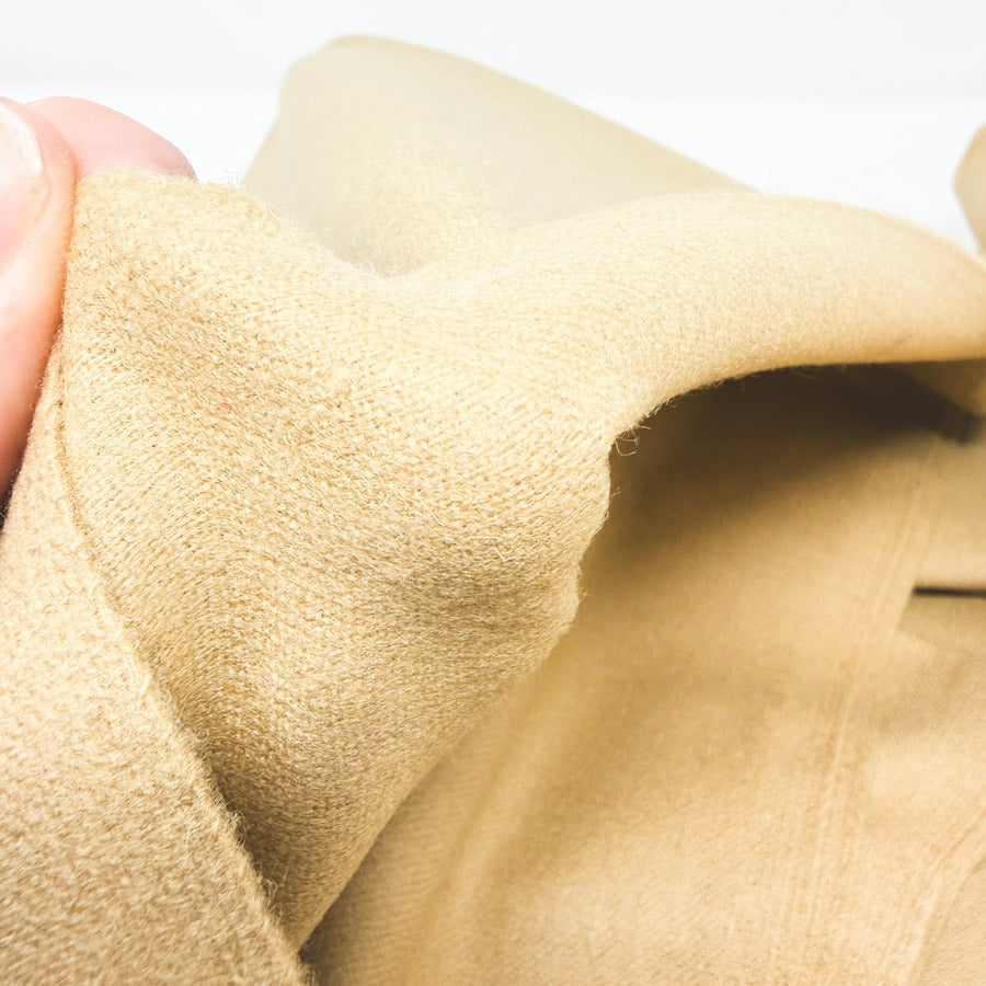 Appx 3 Yds Camel Color Heavy Wool Blend Fabric